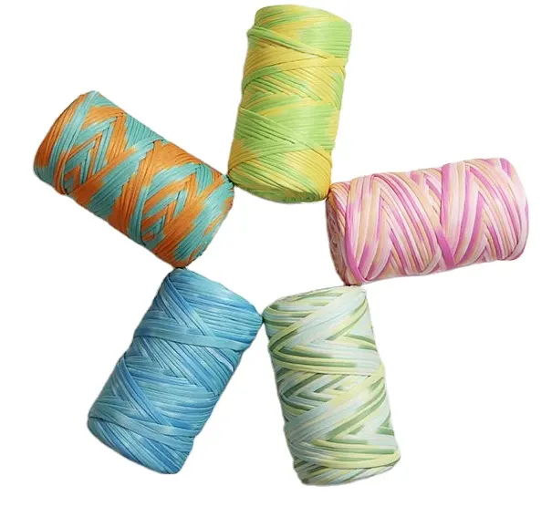T-shirt fil Polyester pour Tapis Couverture Sacs Crochet Fait Main