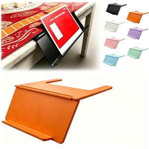 Support de Luxe en Plastique pour Tuiles de Mahjong avec Dés, Tapis Antidérapant et Accessoires Portables pour Table de Mahjong Carrée - Product Image 1