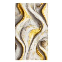 Feuilles de marbre pvc léger écologique panneau imitation marbre pvc mural imperméable à l'eau de 3mm d'épaisseur
