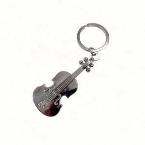 Venta Directa de Fábrica, Llavero de Metal 3D Personalizado con Forma de Violín - Product Image 5