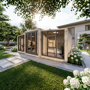 บ้านสำเร็จรูปขนาด 40 ฟุต แบบขยายได้ บ้านคอนเทนเนอร์พับได้ บ้านพักสำหรับผู้สูงอายุ บ้านเคลื่อนที่ที่ได้รับการรับรอง - Product Image 1