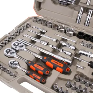 Realtek 150 piezas multifuncional CRV Socket Set herramientas mecánicas con herramientas manuales de alta calidad