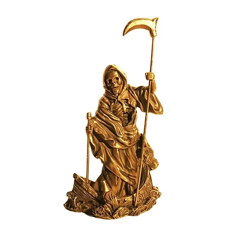 Statuetta statua in resina religiosa Santa Muerte Saint Death Grim Reaper