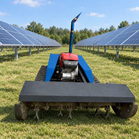 Tondeuse à fléaux télécommandée sur chenilles CE DT1000A, moteur diesel Kubota, 48 lames, débroussailleuse pour ferme, verger et foresterie