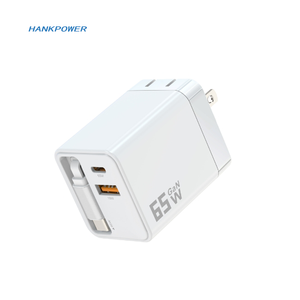 65W GaN手机充电器适配器内置伸缩式电缆PD 65W QC3.0快速充电适用于苹果三星华为 - Product Image 5