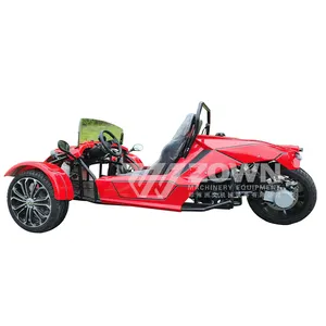 2024高速Ztr三轮车跑车10KW锂电池电动赛车ATV三轮驱动摩托车