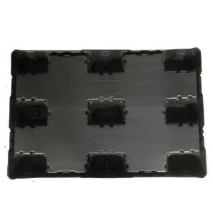 Gran oferta, caja de paleta de plástico grande plegable, contenedor a granel de Servicio Ligero para almacenamiento, estante de viga plegable y estante de paleta - Product Image 5