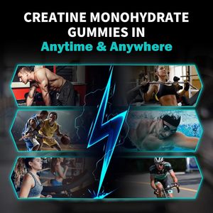 Caramelo de goma de Monohidrato de Creatina baja en calorías con L-carnitina para Adultos antes del entrenamiento Energía y apoyo muscular y apoyo inmunológico - Product Image 6