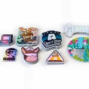 Custom Printing Die Cut Vinyl Stickers , Adhesive Waterproof Label Logo Design Cartoon Stickers For Packaging