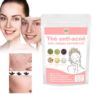 Thé Anti-Imperfeições Purifiant 100% Plantes - Sachets Spécial Peau a Problemes (Acné Menton) - Product Image 1