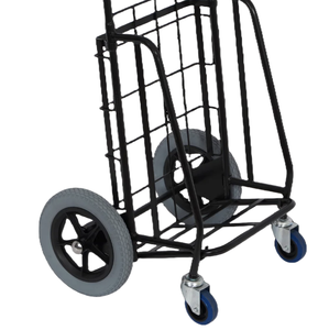 Alta Qualidade <span class=keywords><strong>12</strong></span> 1/2x2 1/4 Polegada PU Roda de <span class=keywords><strong>Nylon</strong></span> Centrado Hub Preço de Fábrica Folding Truck Book Cart for Balance Bike Plastic - Product Image 2