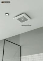Ventilateur extracteur de salle de bain chinois à économie d'énergie avec design graphique, contrôle 3 vitesses, en plastique ABS