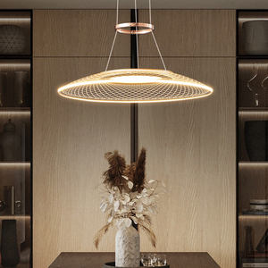 Lustre en cristal minimaliste de luxe pour restaurant, salon, villa, hall d'hôtel, luminaire d'intérieur - Product Image 4