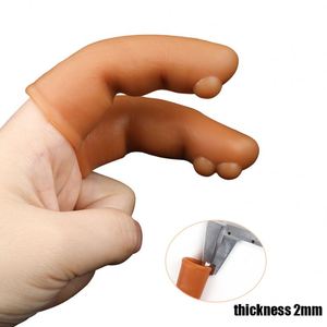 硅胶连体手指套阴蒂乳房刺激g点手指按摩器成人男女性玩具 - Product Image 2
