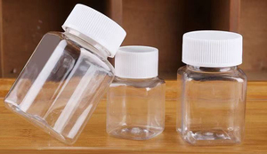 Xinrunjin ขวดพลาสติกเปล่าขนาดเล็กใสพร้อมฝาเกลียวขวดบรรจุอาหารเกรดกว้างแบบพกพา - Product Image 2