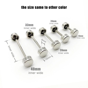 <span class=keywords><strong>Sac</strong></span> en cuir en métal de haute qualité, <span class=keywords><strong>sac</strong></span> <span class=keywords><strong>à</strong></span> <span class=keywords><strong>main</strong></span>, sangle de poignée de ceinture, roue d'haltère, <span class=keywords><strong>fermoir</strong></span> boucle détachable réparation largeur intérieure 15-40mm - Product Image 6