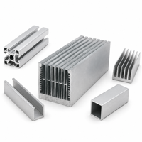 Profilé d'extrusion en aluminium personnalisé AL6061/AL6063, usinage CNC de précision, usine OEM ODM, profils industriels, cadre, dissipateur thermique, LED