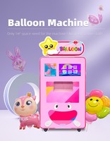 Distributeur automatique de ballons avec logo personnalisé, avec options de paiement efficaces par carte à pièces, pour usage professionnel