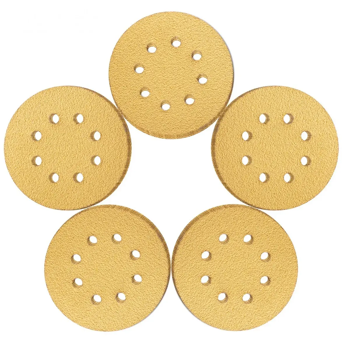 5in 60 80 120 220 320Grit Sanding Discs Abrasive Tools Paper Pad for Orbit m18 Sander