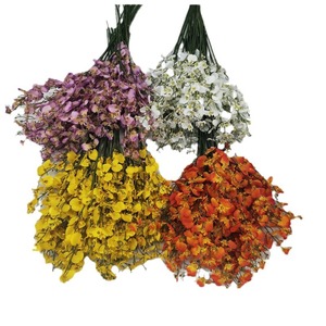 Fleurs artificielles Queyiyi, orchidée dansante de 90 cm, fleur en soie, décoration de mariage et de maison - Product Image 5