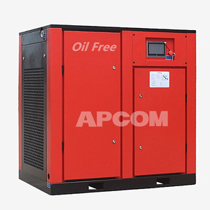 Compresseur d'air à vis APCOM à lubrification aqueuse sans huile, faible entretien, longue durée de vie, système de lubrification anti-corrosion sans huile - Product Image 6