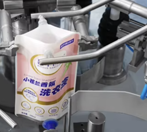 Máquina Empacadora Automática de Alta Precisión para Detergente Líquido de Grado Alimenticio, Hl8Ds 50-3000Ml, 50 Bolsas/Min, Envasado y Sellado de Bolsas - Product Image 4