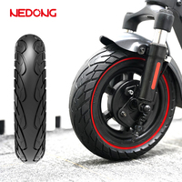 Neumáticos de Goma Sólida NEDONG de 10 Pulgadas, Ancho 63mm, 10x2.5, Sin Cámara, Resistentes a Pinchazos y Explosiones, para Xiaomi M365/Pro