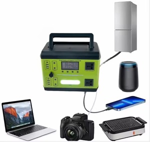 Station d'alimentation portable solaire 600W 110V/220V avec batterie LiFePO4, générateur de secours domestique à onde sinusoïdale pure - Product Image 2
