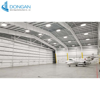 Hangar d'avion en structure acier certifié ISO9001 CE, conception personnalisée pour le stationnement et l'entretien des avions