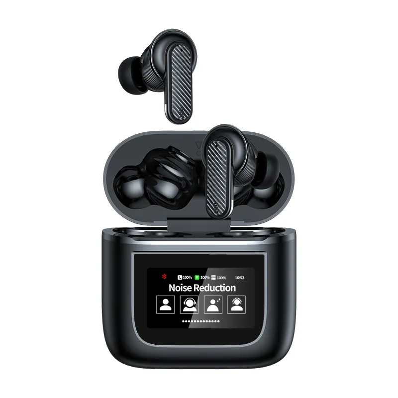 YW05 ecouteur Auriculares inalámbricos Bluetooth Auriculares inteligentes con pantalla táctil Auriculares con cancelación de ruido Auriculares deportivos para juegos V8