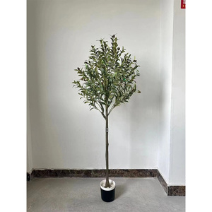 Verdure artificielle plantes d'<span class=keywords><strong>olivier</strong></span> en bois décoration de maison de luxe <span class=keywords><strong>olivier</strong></span> vert 180cm fausse soie laisser <span class=keywords><strong>olivier</strong></span> - Product Image 2