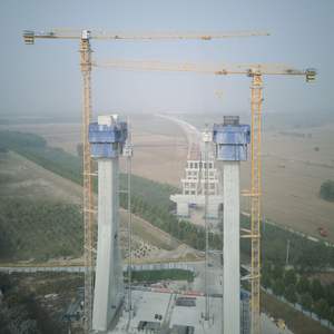 Grúa Torre Dahan DH318-7527-16ton, Alcance de 75m, Pluma Plana, 16 Toneladas, Momento de Elevación Nominal de 318t.m, en Venta - Product Image 4