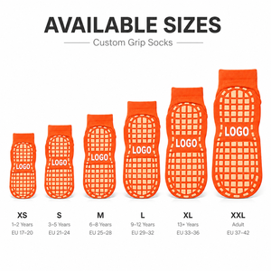 OEM <b>Custom</b> Logo Trampoline <b>Grip</b> <b>Socks</b>, Lightweight Anti-Slip Jump <b>Socks</b> for Indoor Playground & Trampoline Park - Product Image 3