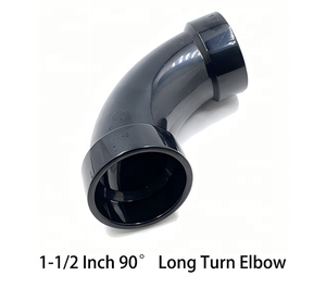 Vente directe usine – Coudes de tuyauterie <span class=keywords><strong>PVC</strong></span> sur mesure de 90 degrés, longs, pour nettoyage de tuyaux - Product Image 3