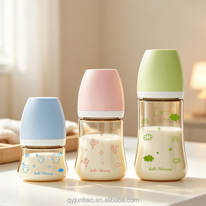 <span class=keywords><strong>Biberon</strong></span> PPSU à col large personnalisé OEM, sans BPA ni BPS, avec tétine en silicone ressemblant à un sein, 90 ml, 160 ml, 240 ml, pour bébés de 0 à 12 mois - Product Image 5