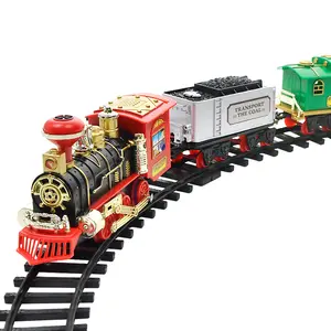 RC Toys Remote Control Vehicle Kids Toy Christmas Gifts Train Battery Operated Train for Kids Children Plastic Color Box Unisex