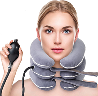 Dispositif de traction cervicale médical, attelle de cou gonflable à tube unique à trois couches pour usage domestique