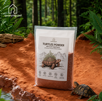 Sable de boue rouge stérilisé naturel pour bain de hamster, chinchilla, gerbil, petit animal de compagnie – Poudre de bain anti-poussière pour toilettage et contrôle des odeurs – 100 % sûr