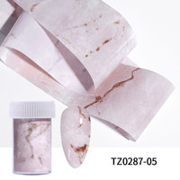 TSZS 100cm Film de transfert pour ongles en marbre japonais, motif étoile et nuage, autocollant de transfert pour ongles, accessoire de décoration pour manucure DIY