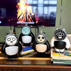 Figurine Panda Watch Face Action Figure Fools Paradise Ours noir et blanc Tide Play Doll Fools Paradise Daytona - Product Image 3