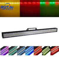 Barre lumineuse stroboscopique BOTAI 720 LED RGBW avec synchronisation WiFi/DMX, effets 30 Hz et boîtier en aluminium pour DJ/spectacles sur scène, 48+24 zones