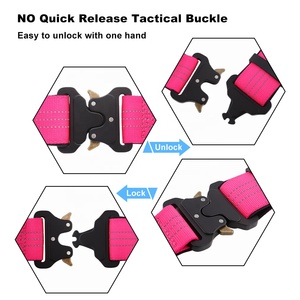COCOBUDDY Luxury Design Reflective <strong>Tactical</strong> <strong>Collar</strong> High Flexibility Neoprene Padding with Microfiber Leather Handle <strong>Dog</strong> <strong>Collar</strong> - Product Image 3