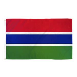 Fabricante profesional de <span class=keywords><strong>bandera</strong></span> de <span class=keywords><strong>Gambia</strong></span> Impresión de alta tecnología Todas las banderas nacionales del mundo - Product Image 1