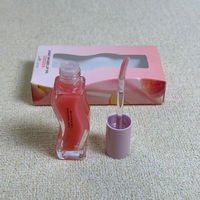 Brillo Labial Líquido Vegano de Lujo al por Mayor con Pigmento Intenso, Tinta, Delineador, Aceite, Esencia de Frutas y Miel, Hidratante Duradero e Impermeable
