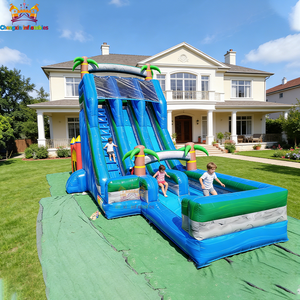 Les jeux gonflables sont un succès commercial pour les enfants et les adultes. Les toboggans aquatiques gonflables sont très populaires et offrent beaucoup de plaisir. - Product Image 1