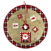 Hongbin Craft vendita calda all'ingrosso decorazione per feste a casa decorazione natalizia gonna per albero di natale