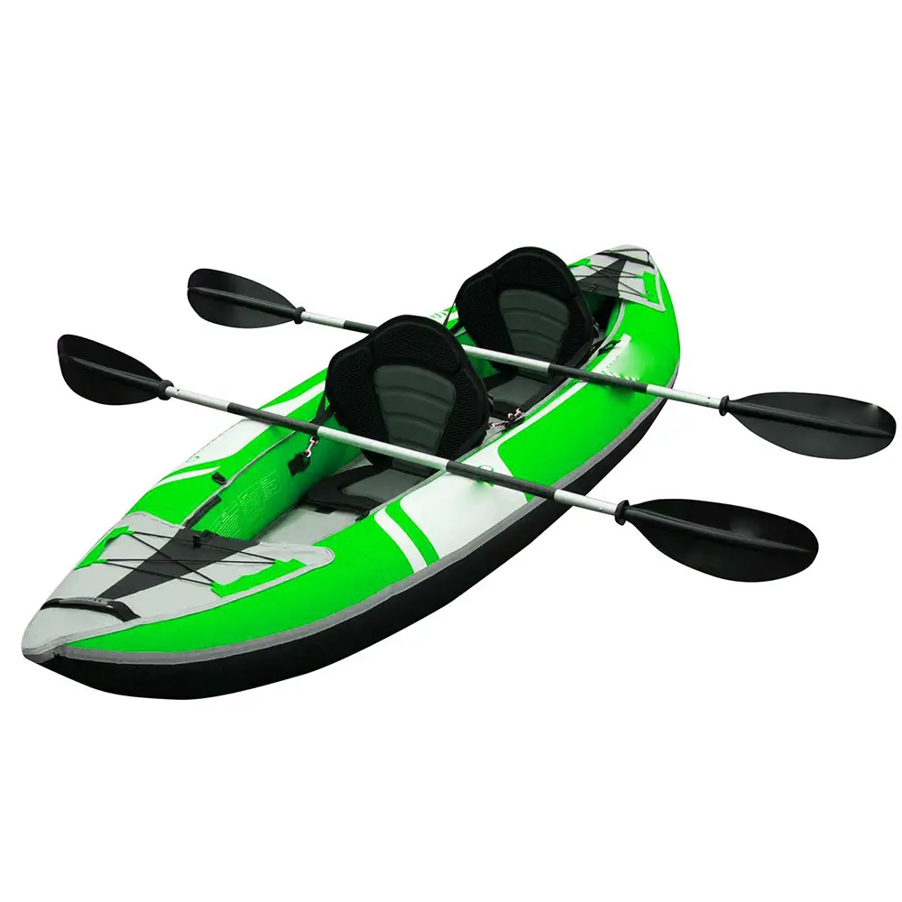 Kayak gonflable en PVC pour 2 personnes, équipement de jeu, pour le Sport aquatique, bateau à rames