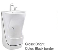 Station de Wudu en Porcelaine Grande Taille et Durable, Lavabo Autoportant pour Lavage des Pieds pour Projets de Mosquées