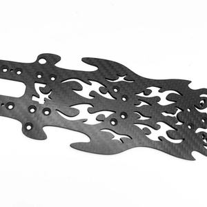 Placa de Fibra de Carbono Mecanizada por Láser Personalizada para Accesorios de Modelos de Aeronaves y UAV, Acabado Brillante y Mate, Marca Welltop - Product Image 5