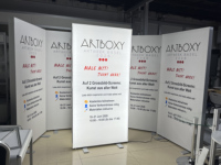 Stand d'exposition modulaire rétroéclairé pour salon professionnel, stand d'exposition portable, constructeur de stand d'exposition, boîte lumineuse publicitaire SEG, cadre en aluminium